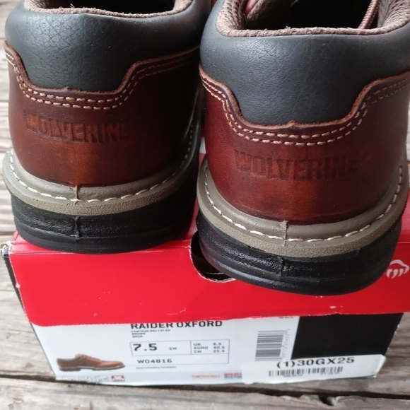 Wolverine Work Shoes Mens 7.5 EW Raider MultiShox - Picture 6 of 10